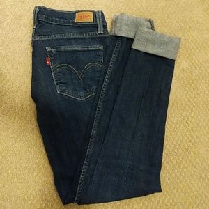 Dark Levi's 524 Jeans